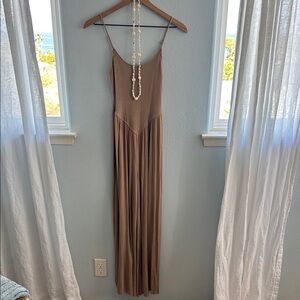 American Eagle Outfitters Brown Sleeveless Jumpsuit Romper